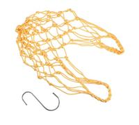 HOLIDYOYO Parrot Feeding Net Pouch Lightweight Knitting Mesh Bag for Rooster Hen Slow Foraging Pet Bird Food Holder with Hook Yellow