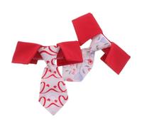 HOLIDYOYO Pet Bowtie Collars Adjustable Fit with Comfortable Polyester Material 2pcs Heart Pattern Romantic Valentine's Day Pet Accessories for Dogs and Cats for Photo Shoots and Parties