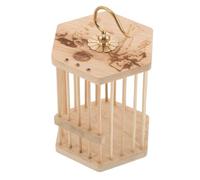 HOLIDYOYO PET Insect Cage Observation Cage Bamboo Khaki Lightweight Easy to Move and Clean for Mantises and Insects Indoor Observation PET Owners