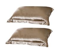 HOLIDYOYO Pillowcase Cover for Queen Pillow Case Ice Silk Pillow Smooth Plain Pillowcases Home Dec