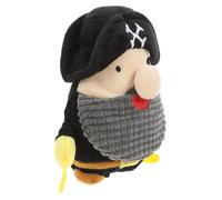 HOLIDYOYO Pirate Captain Plush Dog Chew with Sound Wear Resistant Interactive Pet Chewing for Puppies and Dogs of All Breeds Safe Soft Material for Teething and Biting Fun