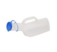 HOLIDYOYO Plastic Male Urinal Bottle with Lid 1000ml Large Capacity Urine Chamber Pot for Elderly Bedridden Patients and Children Night Use