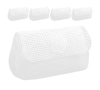 HOLIDYOYO Plastic Sewing Canvas mesh 5pcs White mesh Structure for Crafting and Crossbody Bag Supplies DIY Sewing Projects