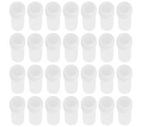 HOLIDYOYO Plastic Vials with Resistant Caps, Leak-Proof Refillable Bottles 5ml 50pcs Made of Environmental Friendly Plastic, for Medicine Storage Inside Purses and Bags