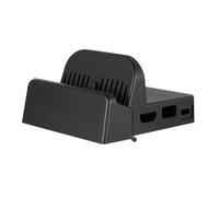 HOLIDYOYO Portable Compact Game Console Tv Dock Charger Docking Station Durable Pocket Sized Replacement Base for Switch with Easy Host to Tv Connection