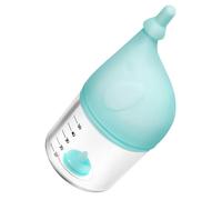 HOLIDYOYO Portable Kitten Nursing Bottle with Choking Prevention Valve for Newborn Puppies and Small Pets Lightweight Blue Pet Feeding Tool with Easy-clean Design for Safe Milk Feeding