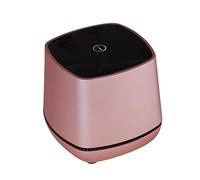 HOLIDYOYO Portable USB Powered Computer Speakers Mini Desktop Stereo Sound with Bass Volume Control Compact Design for Laptop Notebook Home Office Use Rose Gold