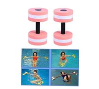 HOLIDYOYO Premium EVA Floating Dumbbell for Swimming and Yoga Low Water Absorption Pool Fitness Equipment for Men Women Pink