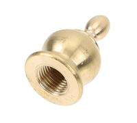 HOLIDYOYO Pure Copper Large European Style Lamp Finial Nut with Internal Threads Decorative Table and Pendant Lamp Accessory for Lighting Upgrade Projects