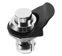 HOLIDYOYO Push to Close Latch Lock for Distribution Boxes and Marine Applications with Zinc Alloy Material and Quick Operation Featuring Plum Blossom Pin Cylinder and Push Button