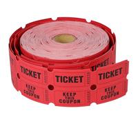 HOLIDYOYO Raffle Tickets Roll Red Consecutive Lottery Tickets for Events Carnivals Fundraising School Activities