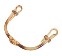 HOLIDYOYO Rattan Teapot Handle Replacement, U-Shape Removable Grip for Gongfu Tea Sets, Rustic Woven Pot Handle 9-11cm Span, Compatible Small Square Kettles for Tea Ceremony Use