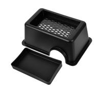 HOLIDYOYO Reptile Hideout Large Sturdy Plastic Cave for Snake Gecko with Humidified Hiding Spot Suitable for Aquatic and Land Reptiles