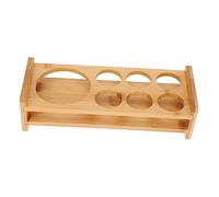 HOLIDYOYO Retro Cup Storage Rack for Wine and Cocktail Glasses Sturdy Space Saving Stand for Home Bar Kitchen Dining Room and Office Display Versatile Protection for Bottom Cups and Bottles