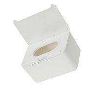 HOLIDYOYO Reusable Plastic Travel Wipes Case with Single-Handed Use and White Baby Wipe Container Suitable for Drawers and Strollers, Portable Tissue Box Dispenser for Home and-The-Go