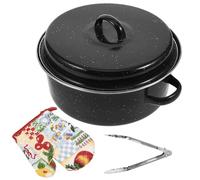 HOLIDYOYO Roasting Pan for Oven 26Cm Non-Stick Roaster Pan with Rack and Gloves Multi-Function for Kitchen Cooking Roasted Sweet Potatoes and Turkey