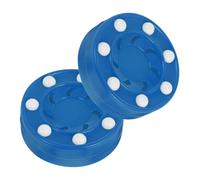 HOLIDYOYO Roller Hockey Puck 2pcs Dense Texture Lightweight Training Balls 3inch Diameter for Children's Skill Development and Competition Random Color