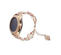 HOLIDYOYO Rose Gold Agate Watch Replacement Band for Watch Handcrafted Luminous Jewelry Strap Comfortable Wristwatch Accessory for Men and Women