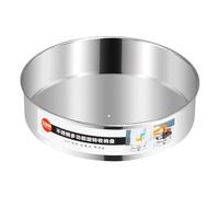 HOLIDYOYO Rotary Storage Box Storage Case Kitchen Fridge Swivel Tray Stainless Steel Multi-Purpose Easy to Remove and Wash Simple Fashionable Dining Restaurant Use