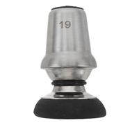 HOLIDYOYO Rotating 19Mm Rubber Walking Stick Tip Sleeve, Lightweight Black Cane Foot Cover, Crutch Accessory with Jointed Swivel Head for Seniors and Hiking Stability