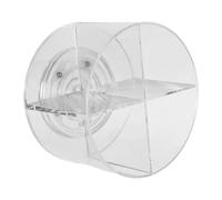 HOLIDYOYO Rotating Plastic Drink Mix Organizer with Lazy Susan Turntable, 8060 Beverage Packet Storage Box for Kitchen Pantry Countertop