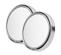 HOLIDYOYO Side View Auxiliary Mirror Enhances Visibility and Aluminium Alloy Frame Blind Spot Mirrors 2pcs round Glass and Provides Easy Installation for Safer Driving for Car