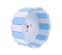 HOLIDYOYO Silent Hamster Exercise Wheel Pink White Small Animal Running for Muscle Building and Mental Health Lightweight Compact Design for Hamsters Mice Gerbils Chinchillas
