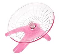 HOLIDYOYO Silent Pet Hamster Running Wheel Exercise Plastic Small Animal Jogging Disk for Hedgehogs Gerbils Guinea Pigs Safe Bite Resistant Fall Sports Accessory with Random Random Color