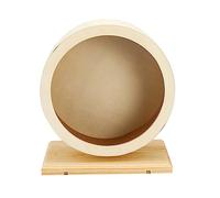 HOLIDYOYO Silent Wooden Hedgehog Exercise Wheel Small Pet Running for Hamsters and Squirrels Slip Bite Resistant Design Easy to Wheel for Small Animals