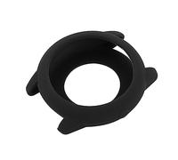 HOLIDYOYO Silicone Watch Shell Case for Solar Soft Lightweight Protective Cover with Full Scratch and Drop Defense Chic Black Design Compatible with Smartwatch