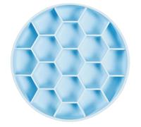 HOLIDYOYO Slow Feeder Dog Bowl with Silicone Anti-choke Design and Non-slip Suction Base, Rounded Corners for Safe Eating, Blue Slow Eating Pet Feeding Bowl to Prevent Overturning
