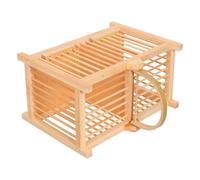 HOLIDYOYO Small Animal Cage Compact Portable Pet Carrier for Hamsters Reptiles Crickets Grasshoppers Decorative Habitat Easy to Clean Small Pet Nesting Box