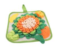 HOLIDYOYO Small Animal Snuffle Mat for Rabbits Hamsters Guinea Pigs Interactive Foraging Feeding Pad Slow Eating Puzzle Portable Lightweight Pet Sniffing Mat for Healthy Eating and Behavior