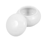 HOLIDYOYO Small Ceramic Pet Urn Dogs and Cats Ashes Compact Memorial Keepsake Jar for Pet Cremation Safe and Practical Ashes Storage White Medium Urn