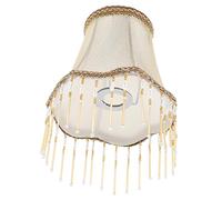 HOLIDYOYO Small Drum Lampshade Crystal Candle Light Cover Removable Cloth Shade for Indoor Wall and Table Lamps Easy to Install and Clean European Style Chandelier Accessory