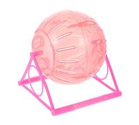 HOLIDYOYO Small Hamster Running Wheel with Stand Red Detachable Pet Exercise for Small Animals Muscle Building and Safe Play Lightweight Compact Design for Happy Healthy Random Color