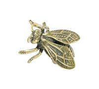 HOLIDYOYO Solid Brass Insect Figurine Vintage Desktop Adornment Small Brass Craft Decor Collectible Home Office Retro Decorative Accent