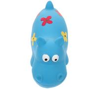 HOLIDYOYO Sounding Hippo Toy for Dog Chewing Small Puppy Teething Pet Plaything Squeaking Function for Medium Dogs