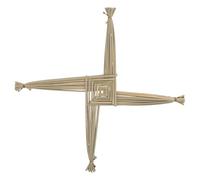 HOLIDYOYO St. Brigid’s Woven rush Cross - Irish Cross Wall Hanging for Home Blessings, Traditional Irish Gift for Church, Festival and Seasonal Celebration Accent