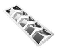 HOLIDYOYO Stainless Steel Boat Louvered Vent Cover for Marine Use with Efficient Airflow and Easy Installation, Rectangular Air Grille Vent for Cabin and Wall, Sleek Modern Design for Engine