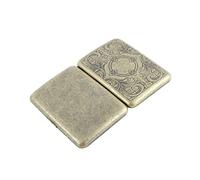 HOLIDYOYO Stainless Steel Cigarette Case Retro 20pcs Portable Smoking Cigarette Protector Vintage Bronze Metal for Travel and Daily Use