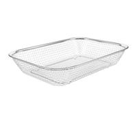 HOLIDYOYO Stainless Steel Dishwasher Basket Drain Basket Mesh Design Large Space Rapid Drain Water Multipurpose Dish Washer Cutlery Holder for Kitchen Storage Organisation