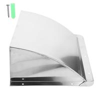 HOLIDYOYO Stainless Steel Exhaust Vent Cap for Air Conditioning Units and Ventilation Systems Sturdy Kitchen Exhaust Hood Cover with Simple Design to Protect Interior and Ensure Safe Use