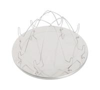 HOLIDYOYO Stainless Steel Folding Toast Rack 4-Slice Portable Bread Toaster Rack for Camping Outdoor Propane Stove Backpacking Toasting Tool