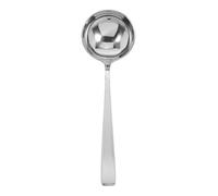 HOLIDYOYO Stainless Steel Small Ladle with Pour Spout Food Grade Sauce Pouring Spoon for Precise Gravy and Stew Serving Round Spoon Kitchen Tool for Cooking and Serving