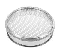 HOLIDYOYO Stainless Steel Soil Sifter with Outdoor Garden Sieve for Efficient Soil Screening and Compost Filtering Heavy Duty Riddle for Pots and Plant Care