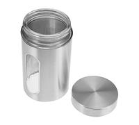 HOLIDYOYO Stainless Steel Storage Jar for Kitchen Storage Sealed Dry Food and Tea Organizer with Fine Workmanship Canister in Silver