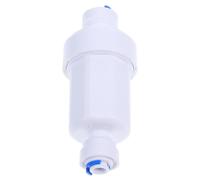 HOLIDYOYO Stainless Steel Water Sediment Filter 1/4" Push to Connect Quick Release Pre-Filter for Home Water Pipeline Sand and Particle Removal