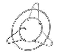 HOLIDYOYO Stainless Steel Wok Rack for Gas Stove Pan Support Stand Design Essential Kitchen Accessory for Safe Cooking and Easy Storage