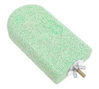 HOLIDYOYO Stone Parrot Perch Stand with Platform and Jump Board for Beak Grinding Safe Multifunctional Parakeet for Cage Wear-resistant Chewing Bird Stone for Budgies and Birds